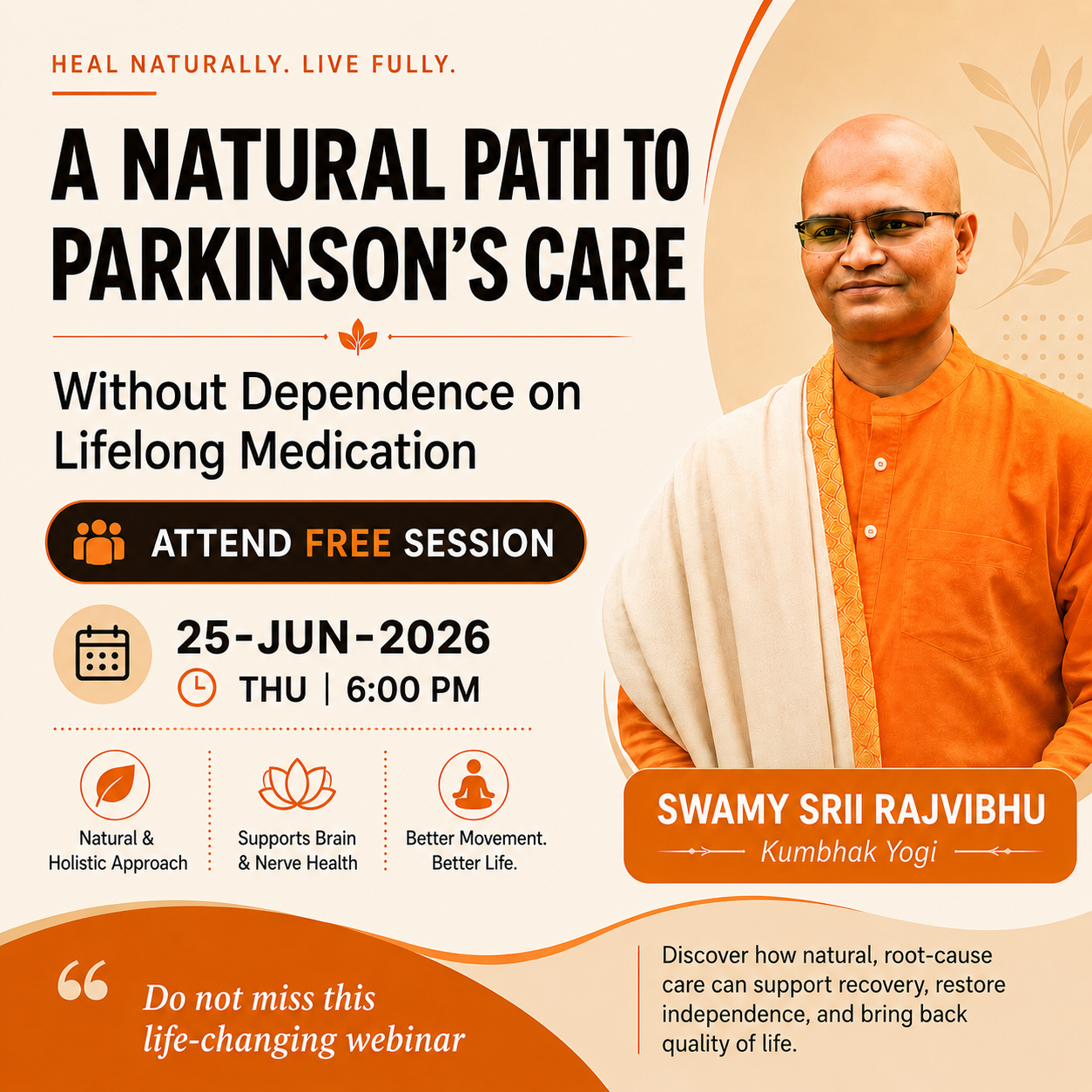 AVISA Healing & Fitness Facebook ad: Parkinson’s Care with Breath-Based Therapy
