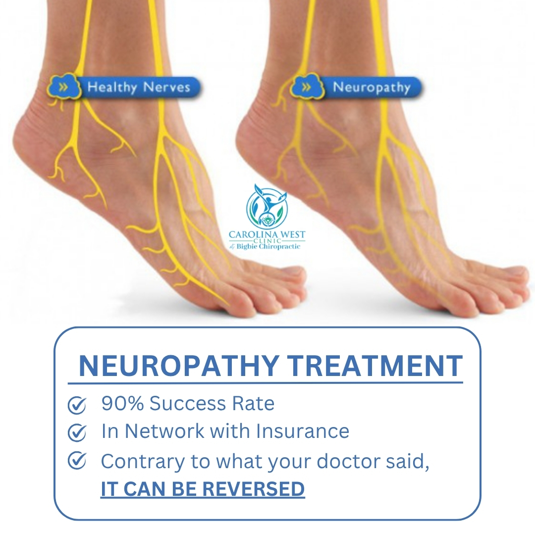 Carolina West Clinic at Bigbie Chiropractic Facebook ad: Neuropathy Consultation, Limited Appointments