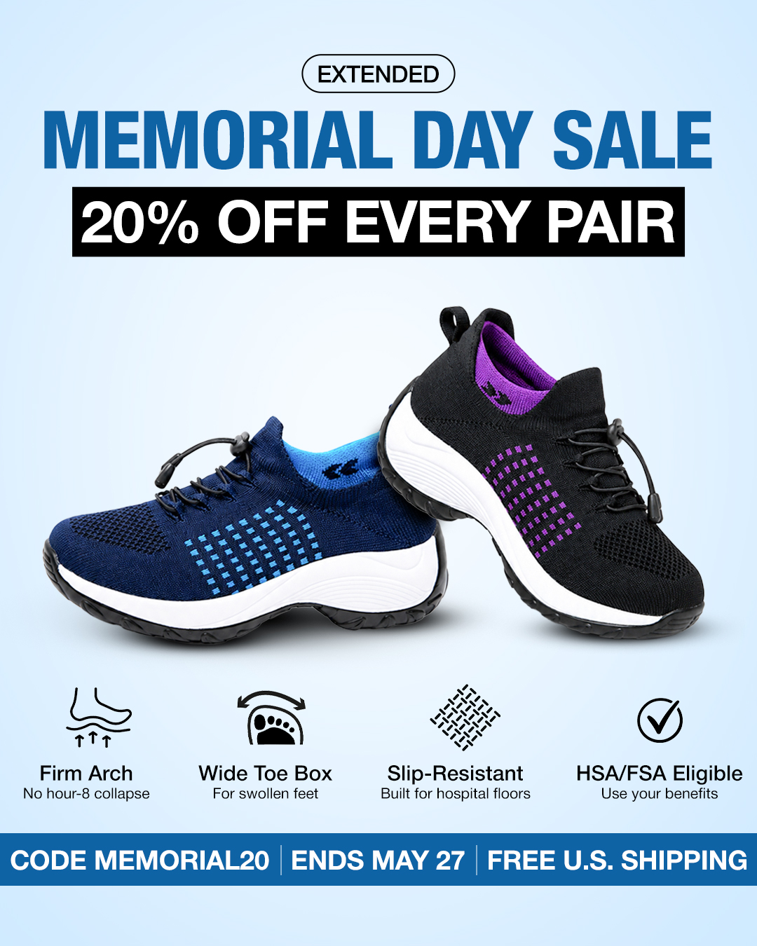 ComfortOrtho Shoes Facebook ad