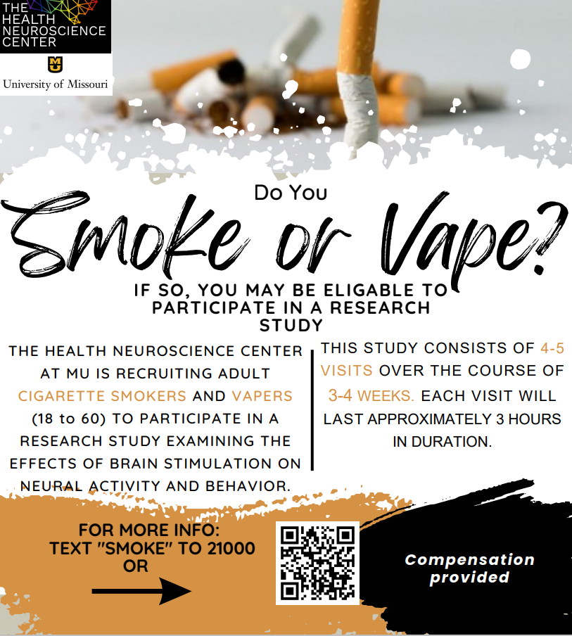 The Health Neuroscience Center at the University of Missouri Facebook ad from Jan 14, 2026