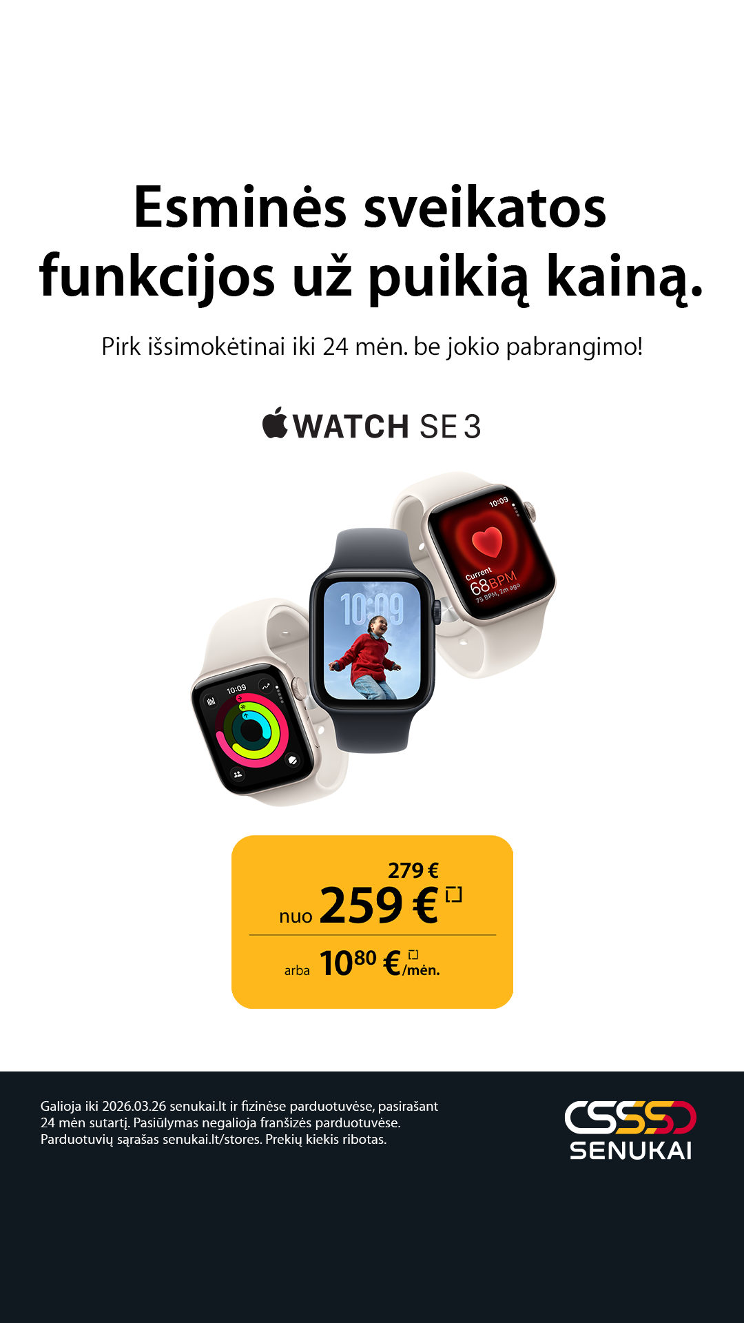 Senukai Facebook ad