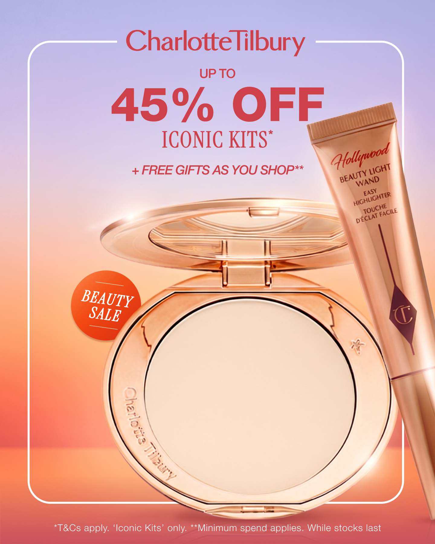 Charlotte Tilbury Facebook ad