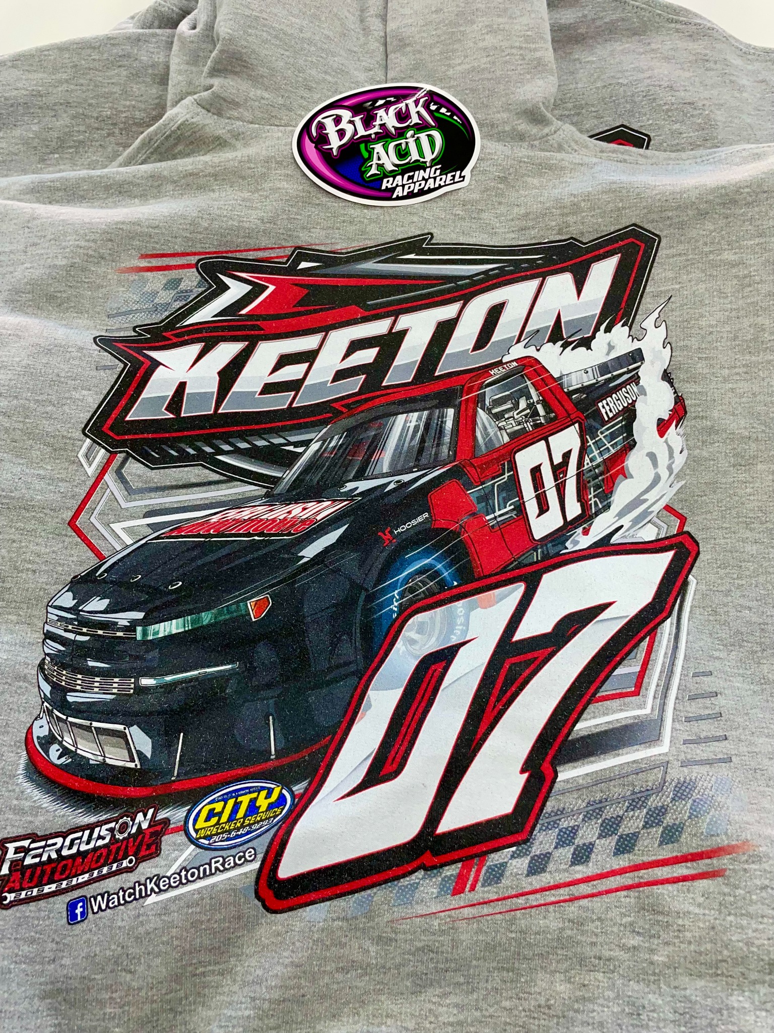 BlackAcid Custom Racing Apparel Facebook ad: Merch That Represents Your Team