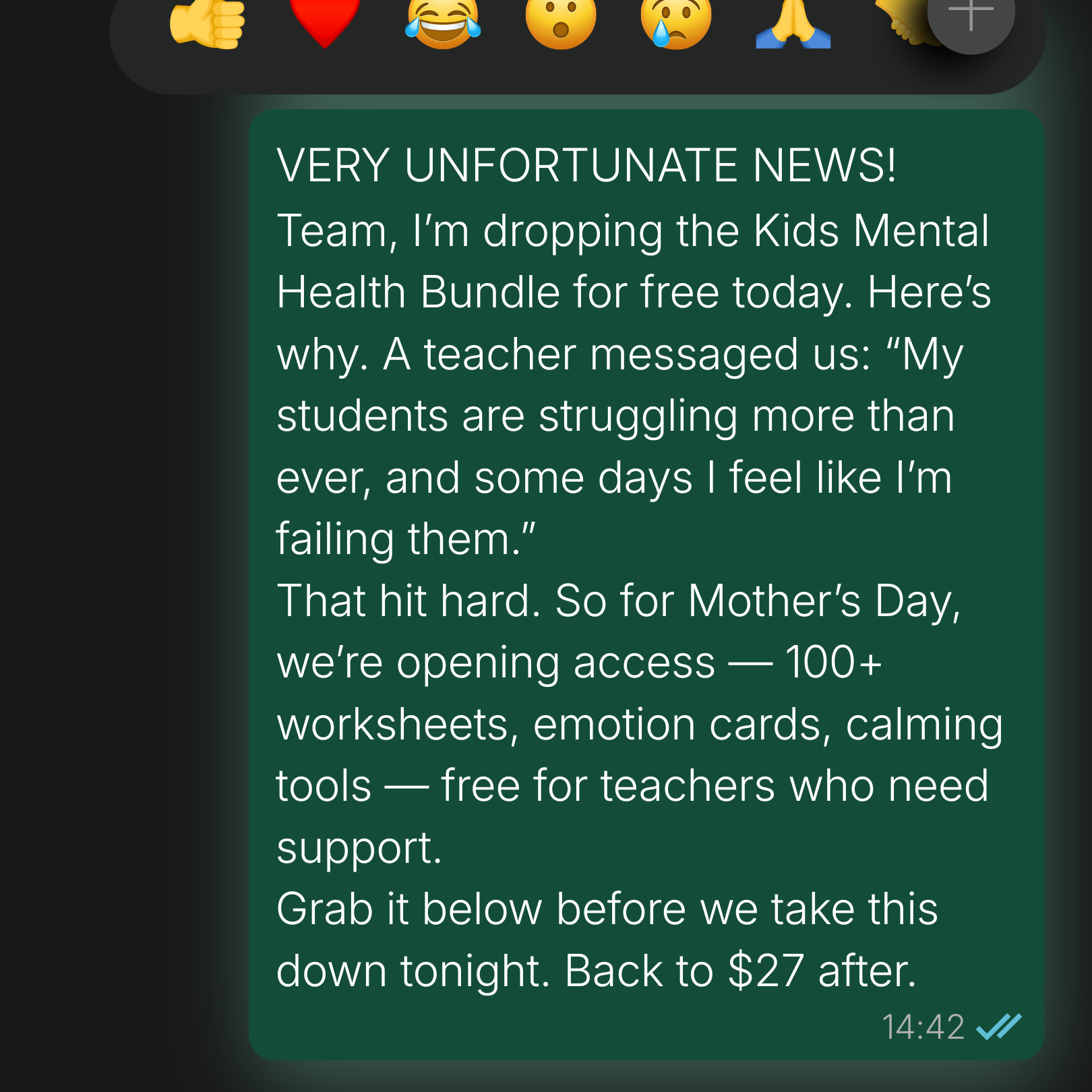 MiniMinds Facebook ad