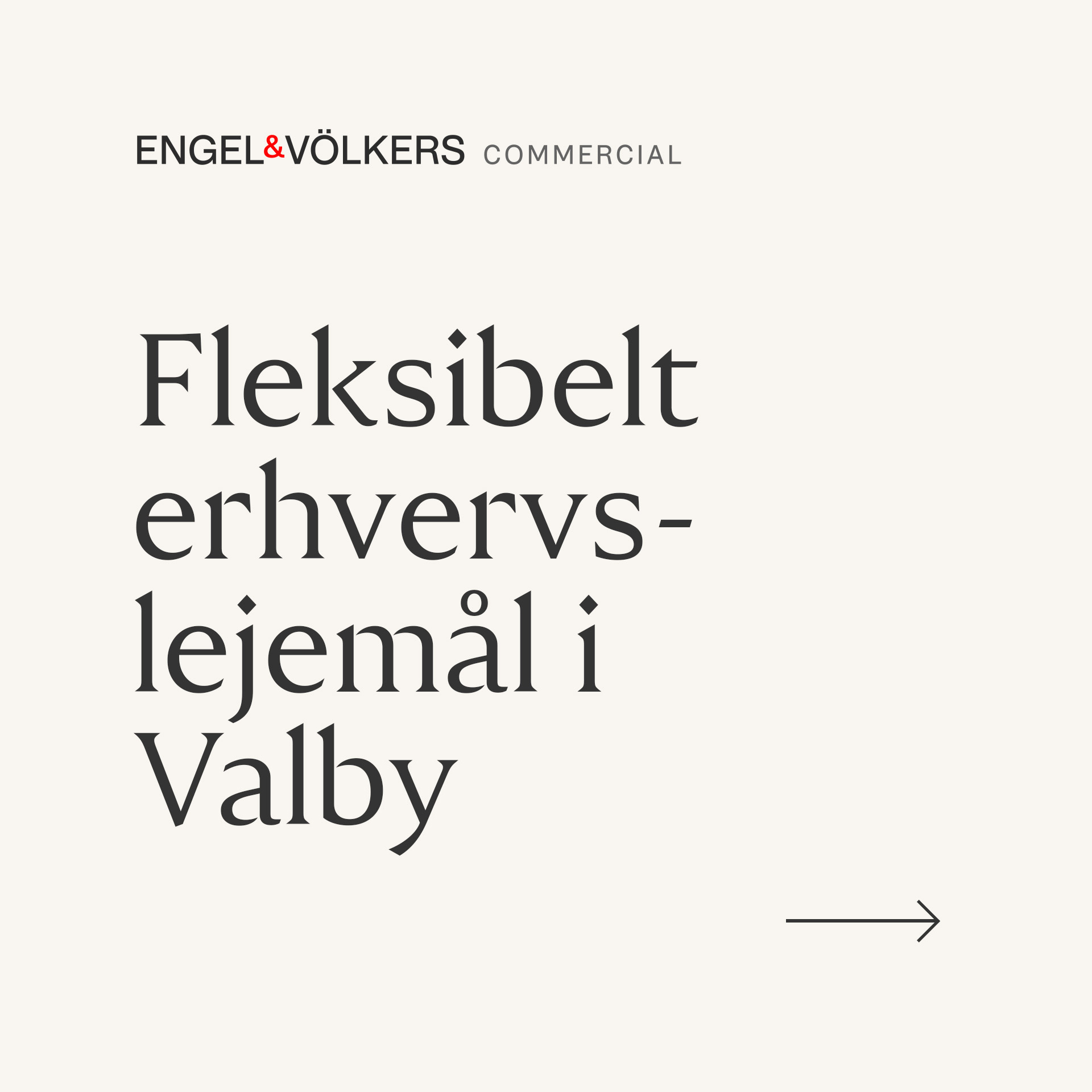 Engel & Völkers Commercial Copenhagen Facebook ad
