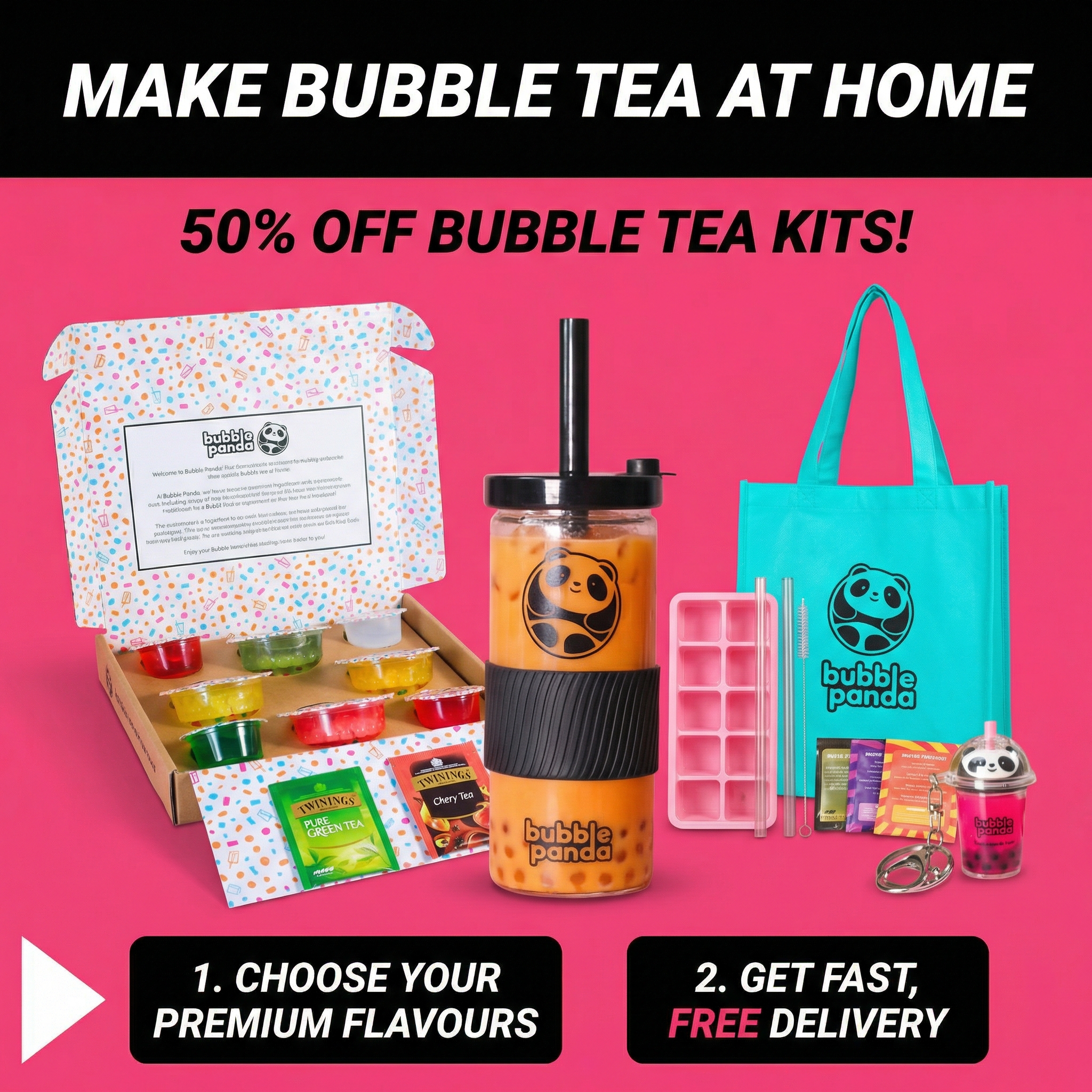 Bubble Panda Facebook ad
