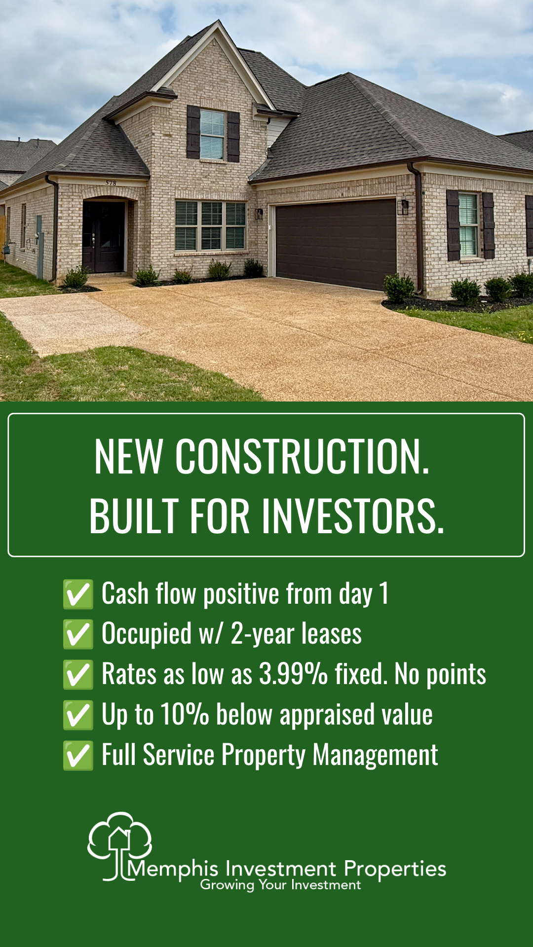 Memphis Investment Properties Facebook ad from Jun 30, 2026