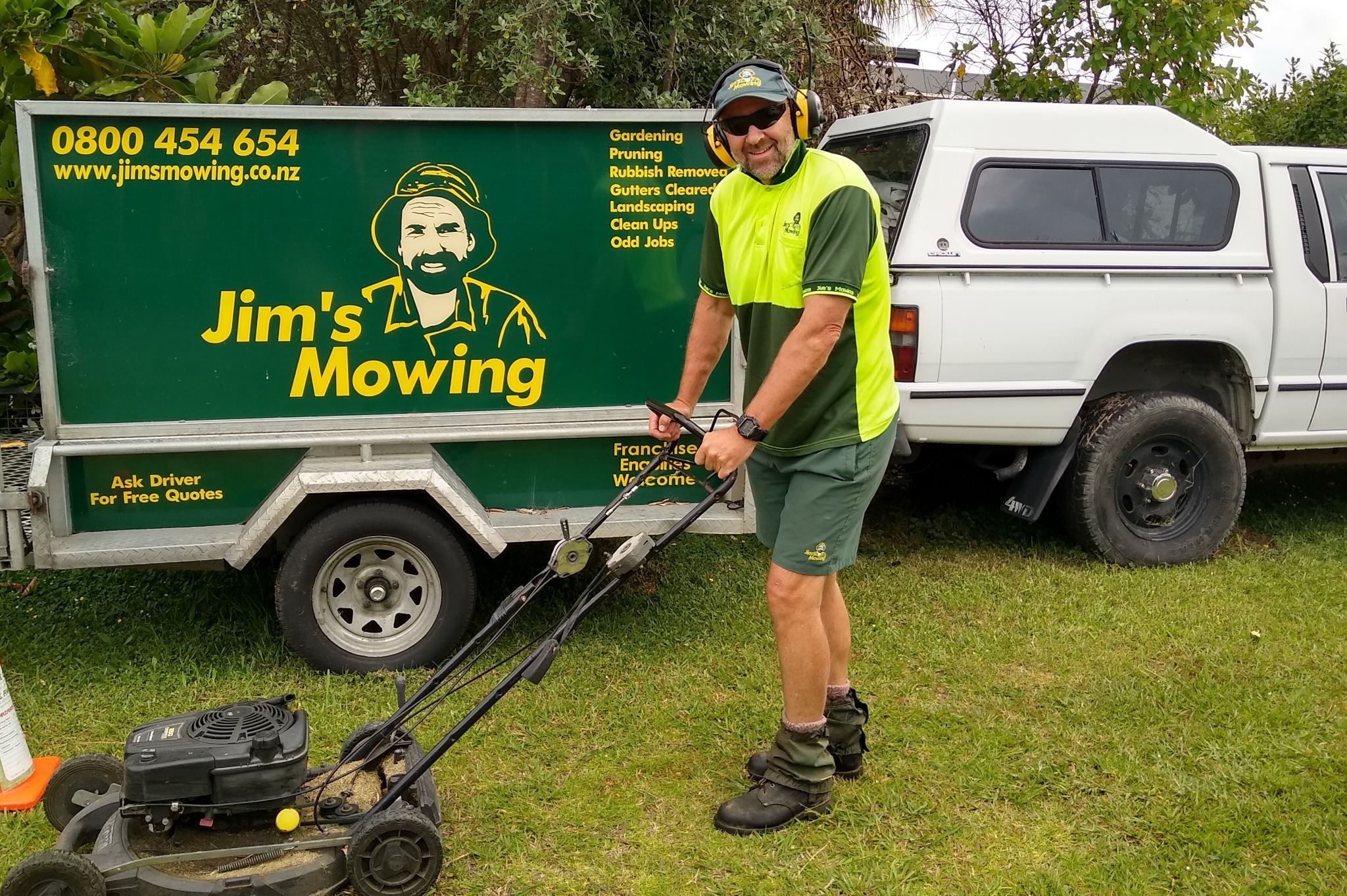 Jim's Mowing - Northland/North Auckland Facebook ad