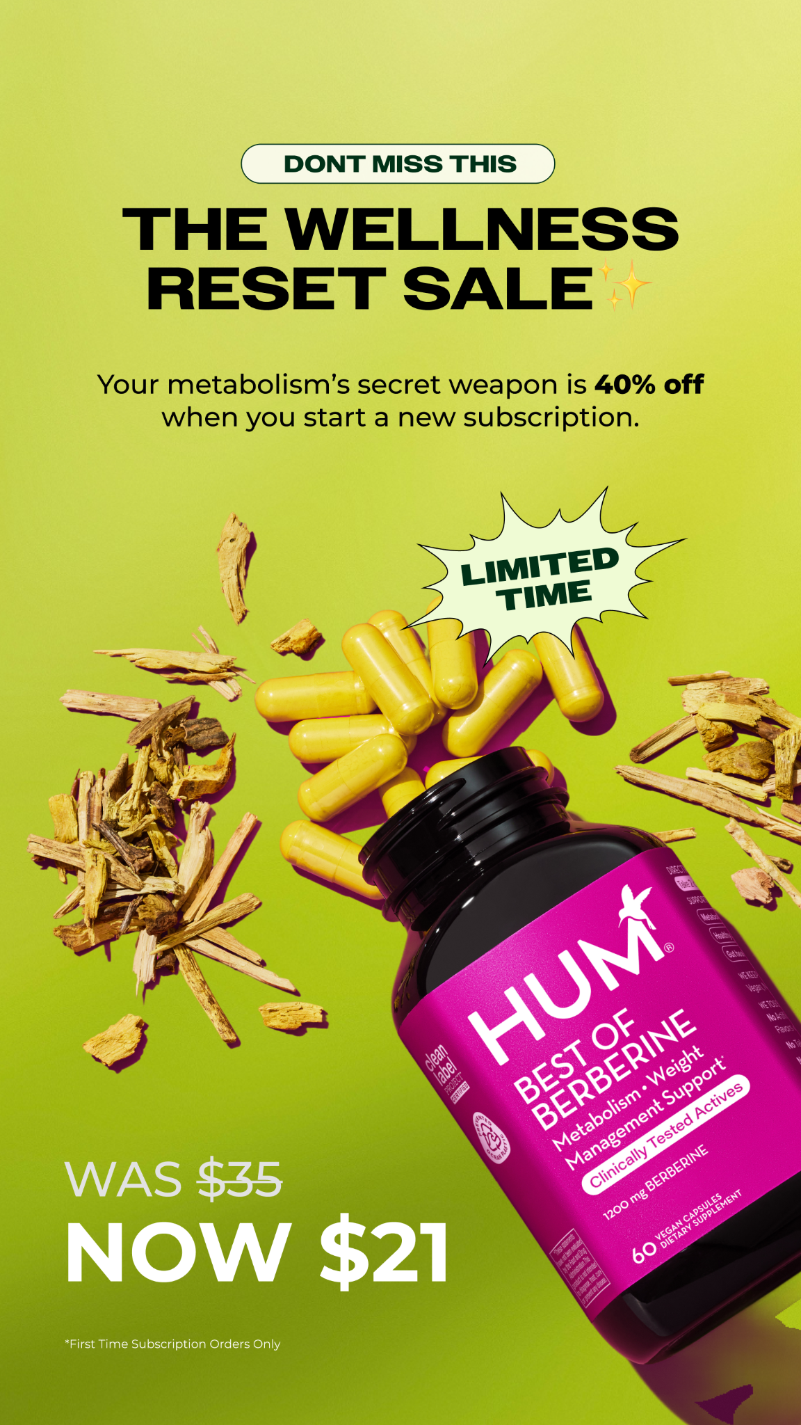 HUM Nutrition Facebook ad