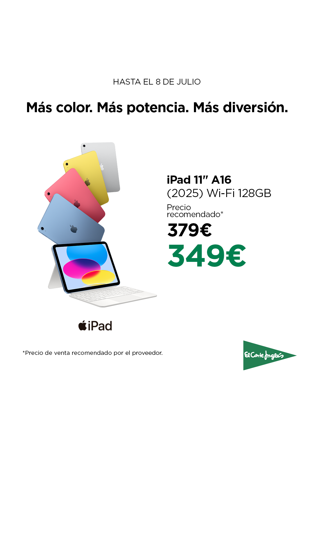 El Corte Inglés TECH Facebook ad