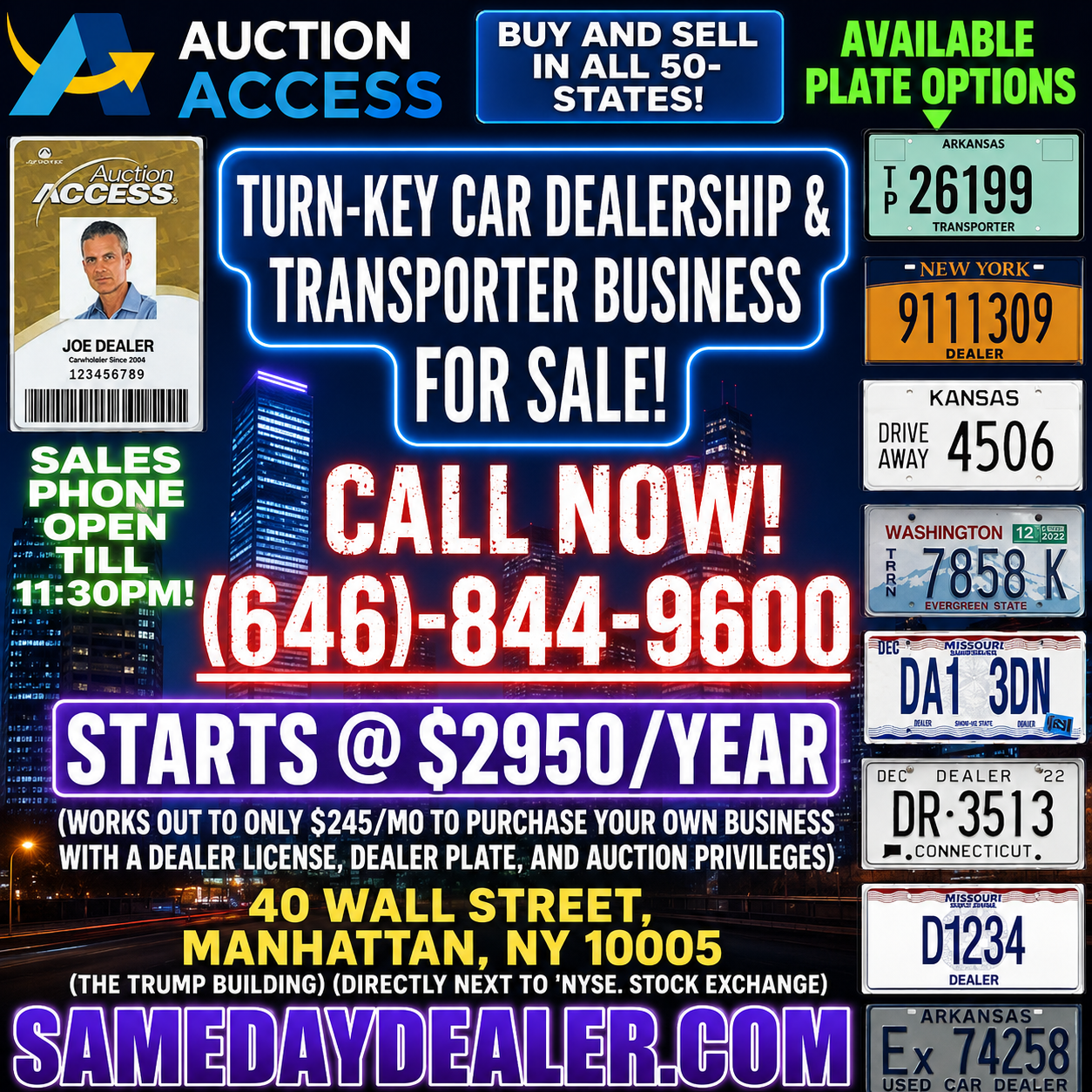 Same Day Dealer LLC Facebook ad