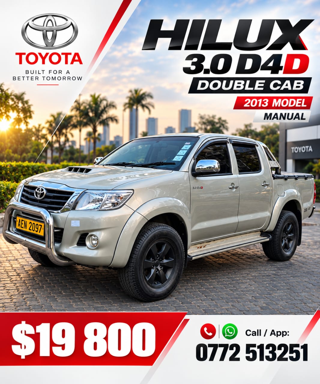Zimbabwe Online Classifieds Adverts Facebook ad: Hilux 3.0 D4D