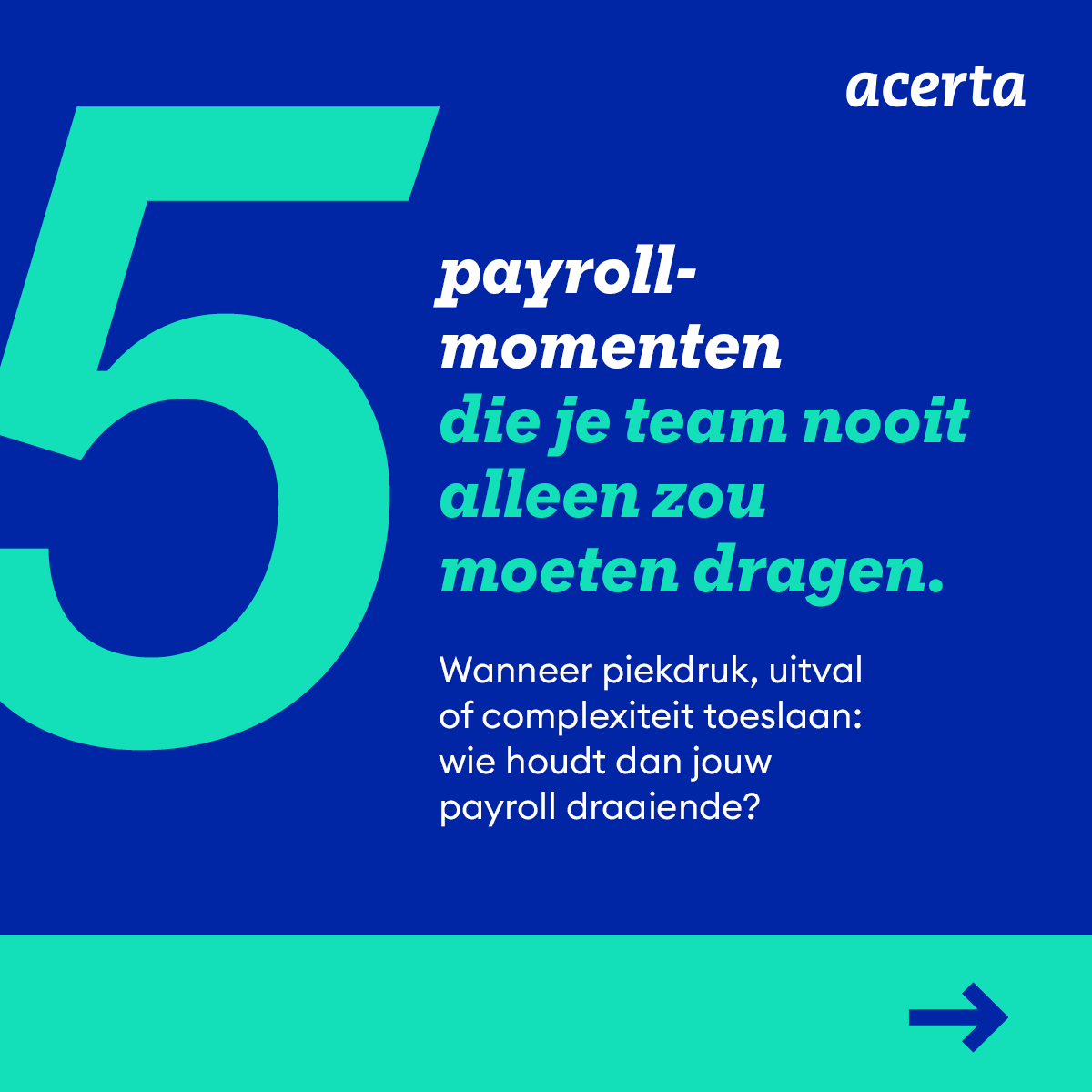 Acerta Facebook ad