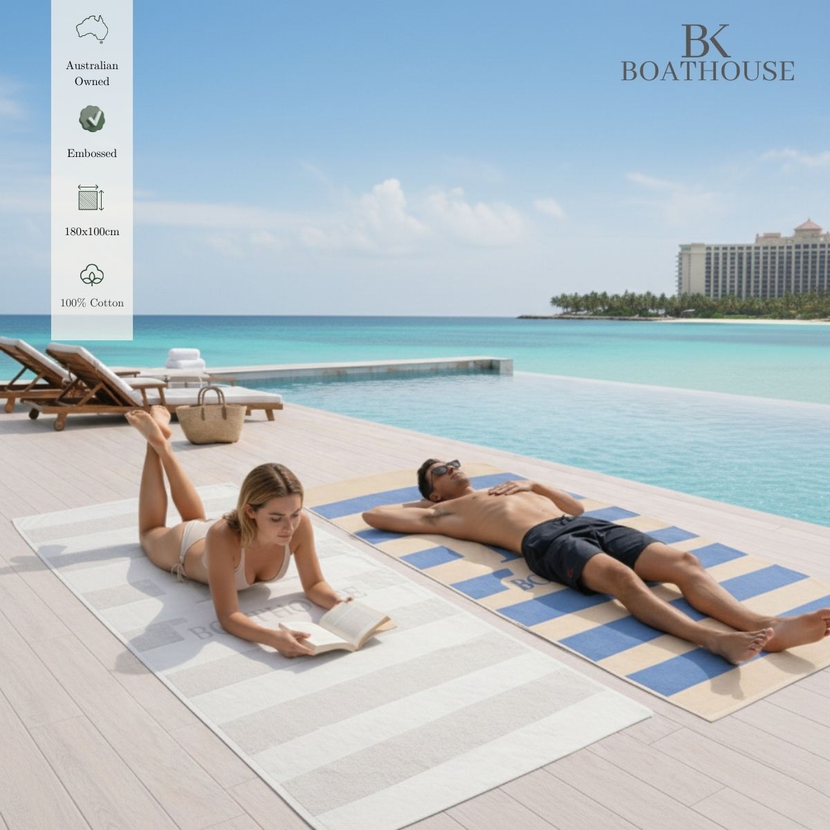 BK Boathouse Facebook ad: The Duet, Our Signature Towel Pair