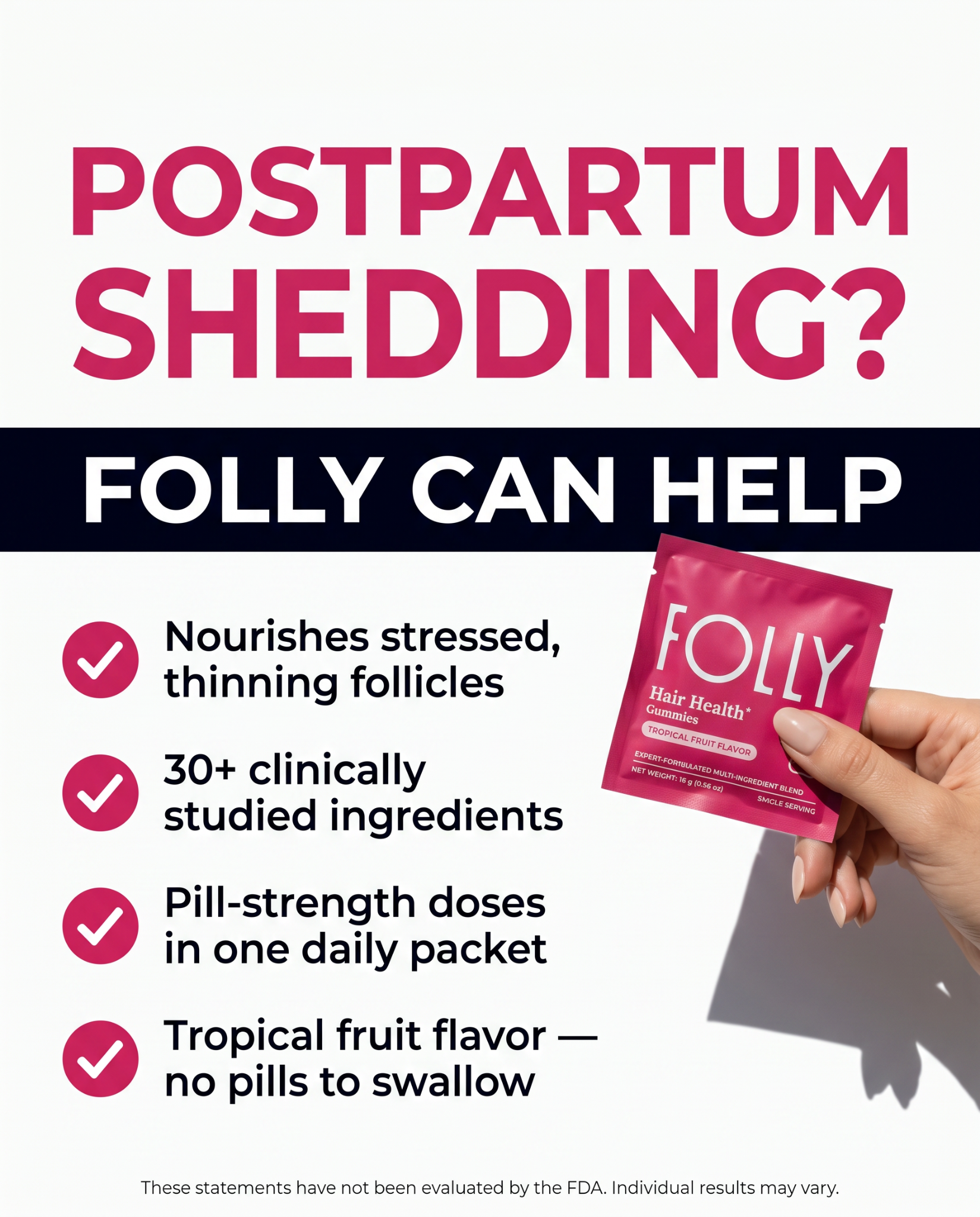 Folly Nutrition Facebook ad