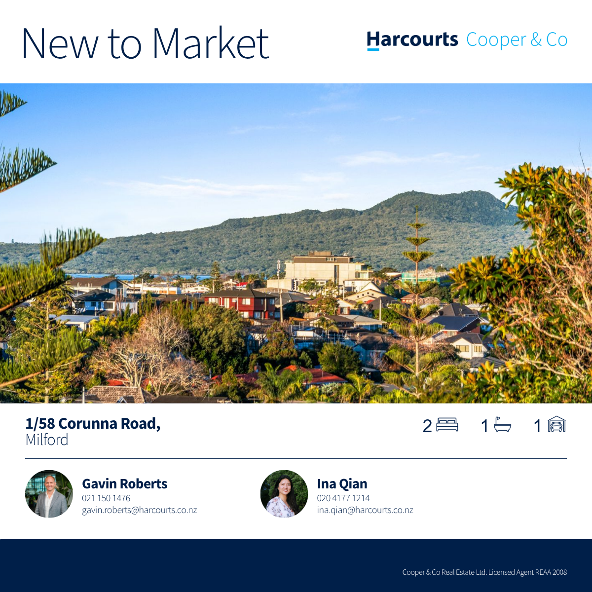 Harcourts Cooper & Co Real Estate Facebook ad