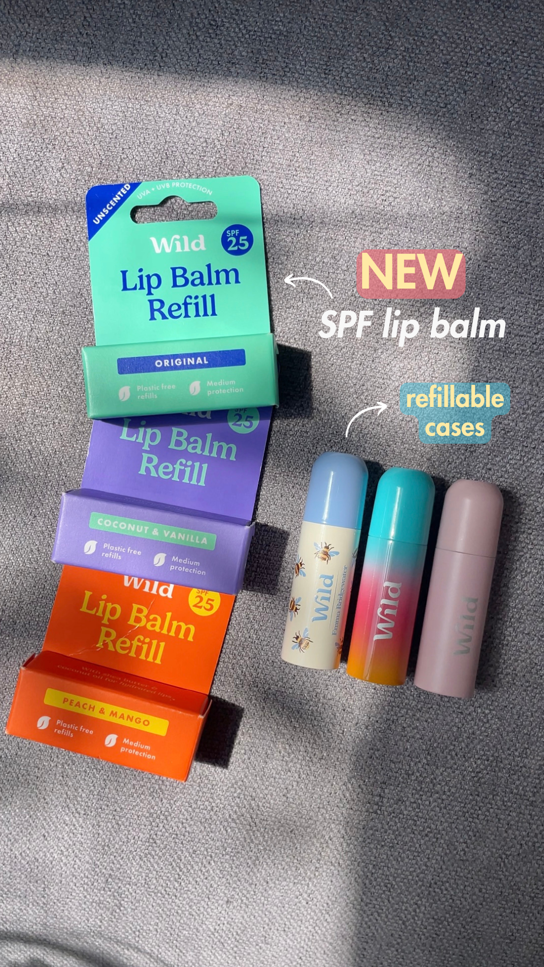 Wild Facebook ad: Get ready for spring with SPF lip balm from Wild