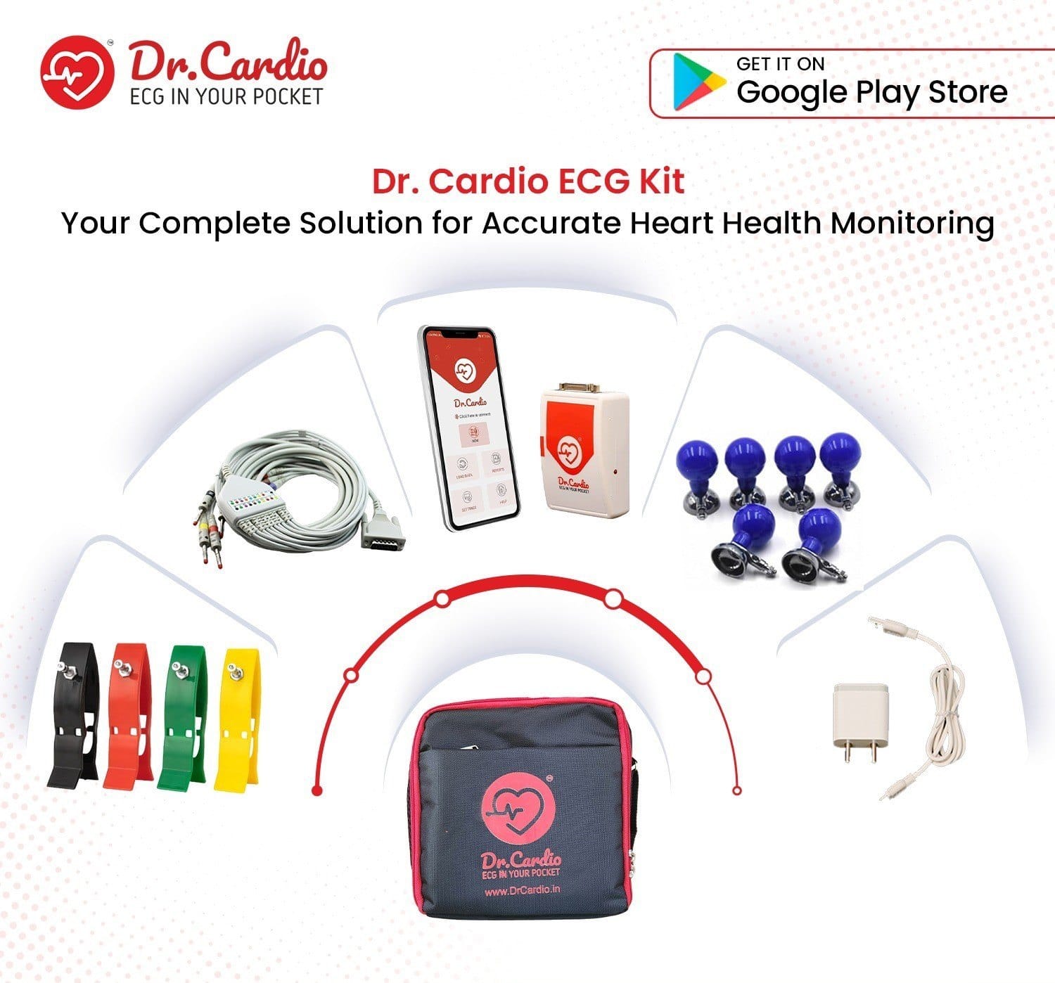 Dr.Cardio ECG Device Facebook ad: Stay ahead of heart disease with Dr.