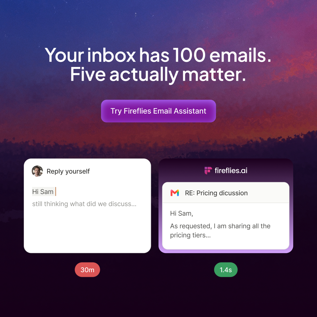 Fireflies.ai Facebook ad