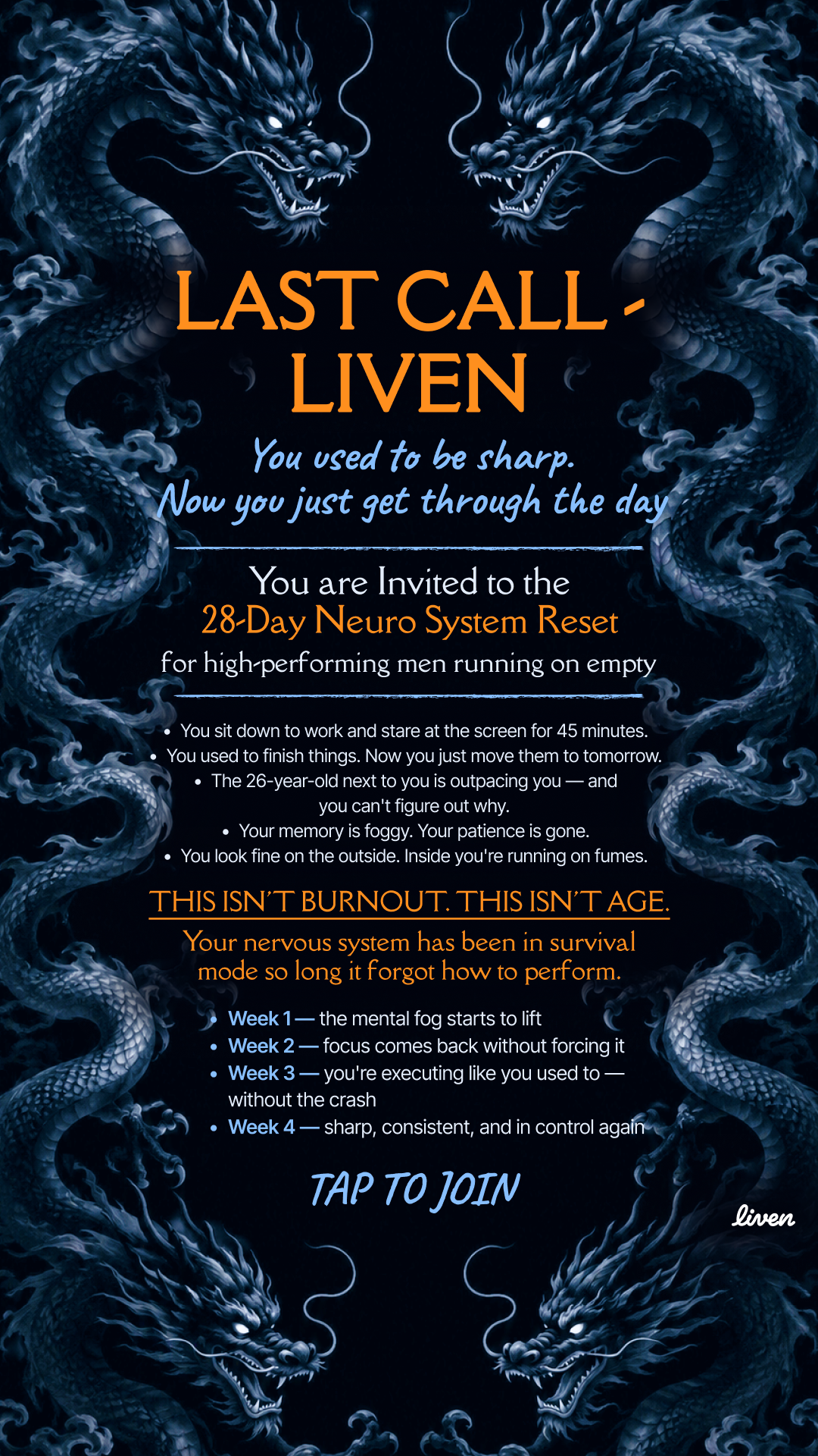 Liven: Self-Discovery Community Facebook ad