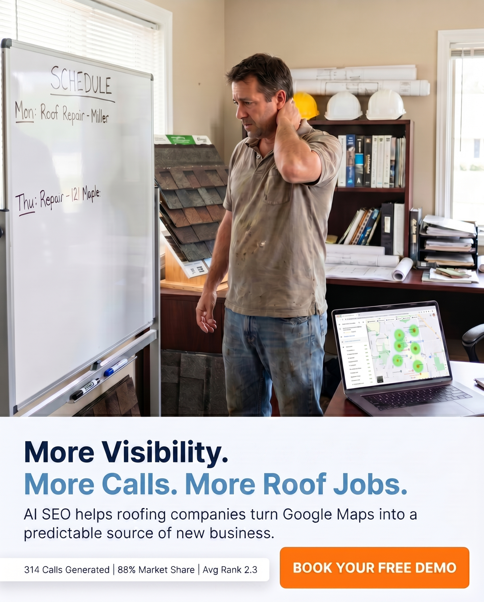 Blue Point Growth Facebook ad: Turn Google Maps Into a 24/7 Job-Booking Machine