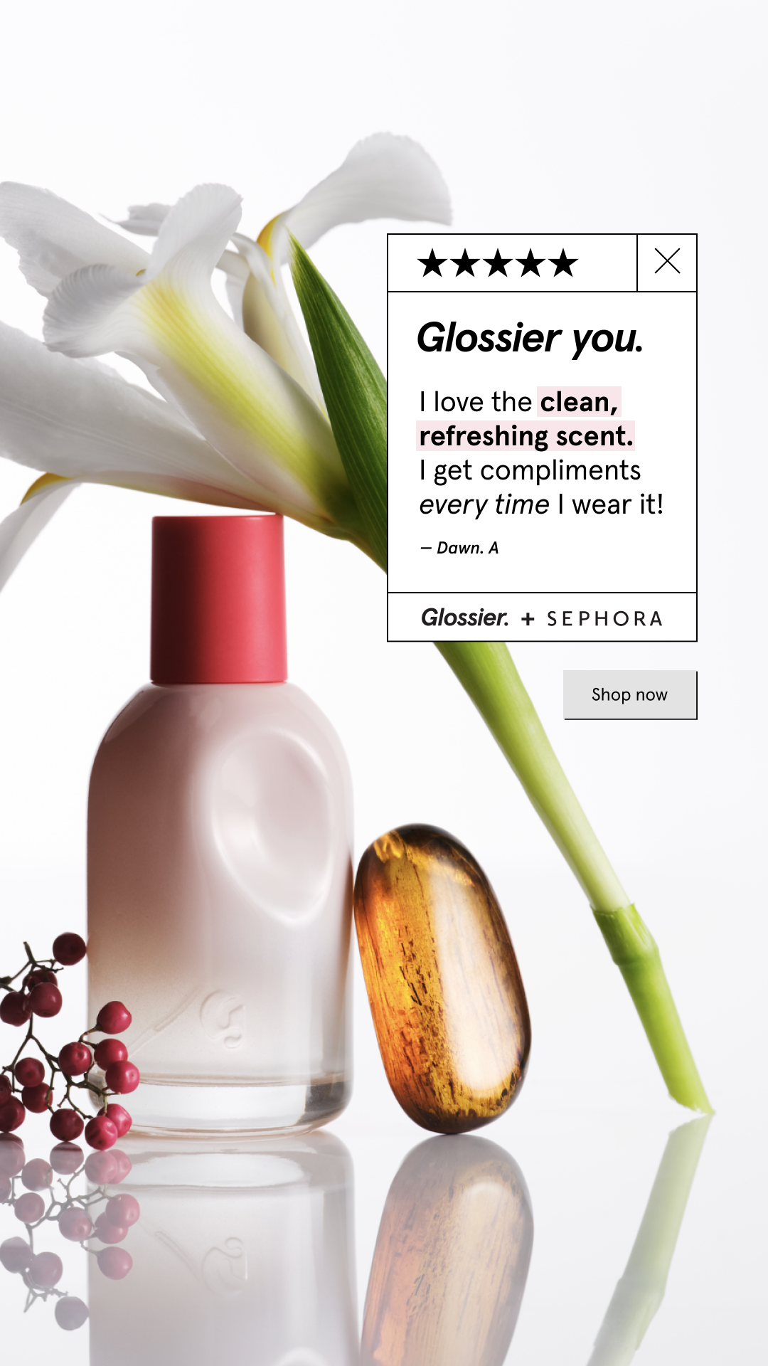 Glossier Facebook ad