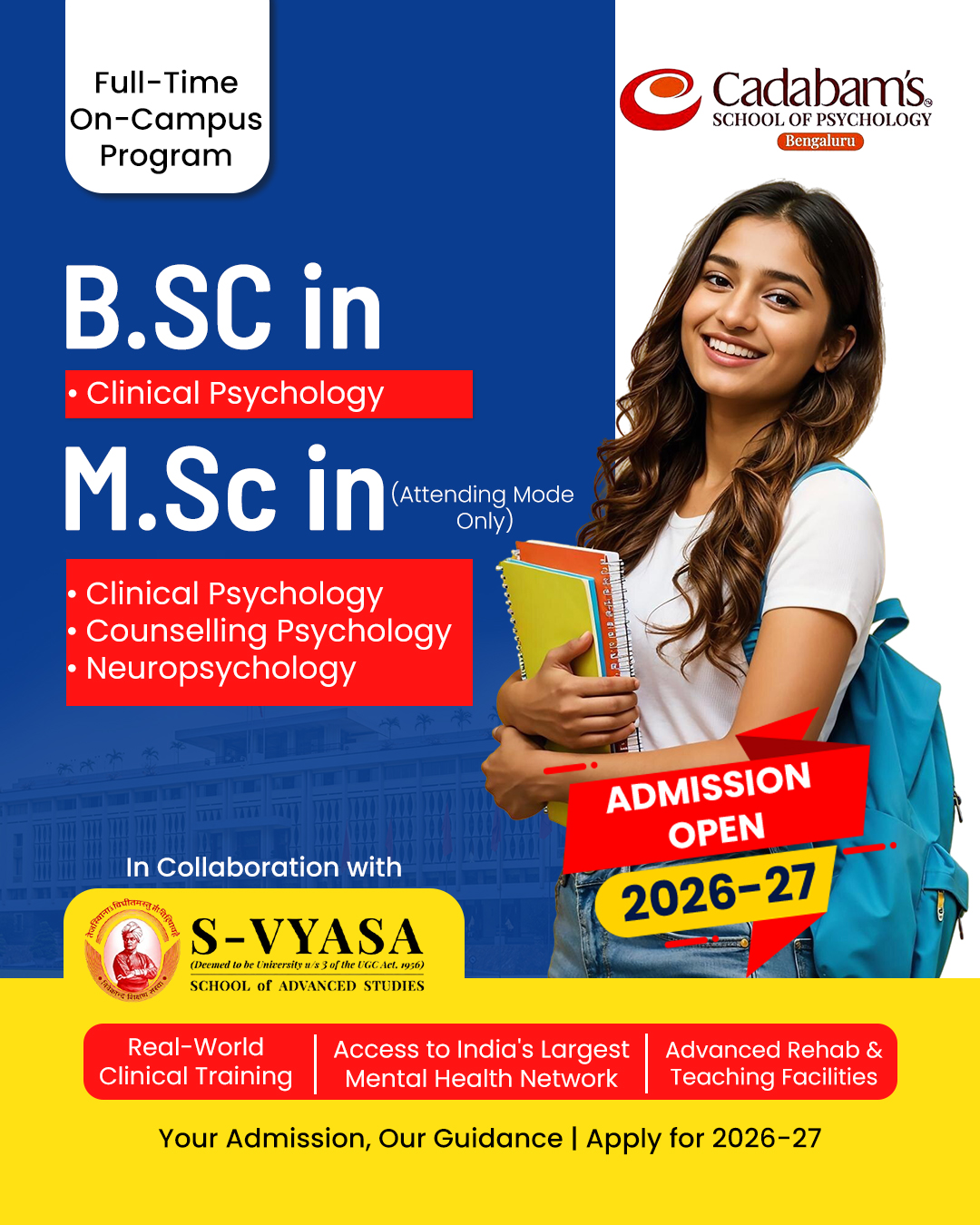 S-Vyasa Deemed to be University Facebook ad