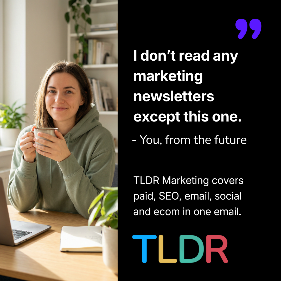TLDR Newsletter Facebook ad