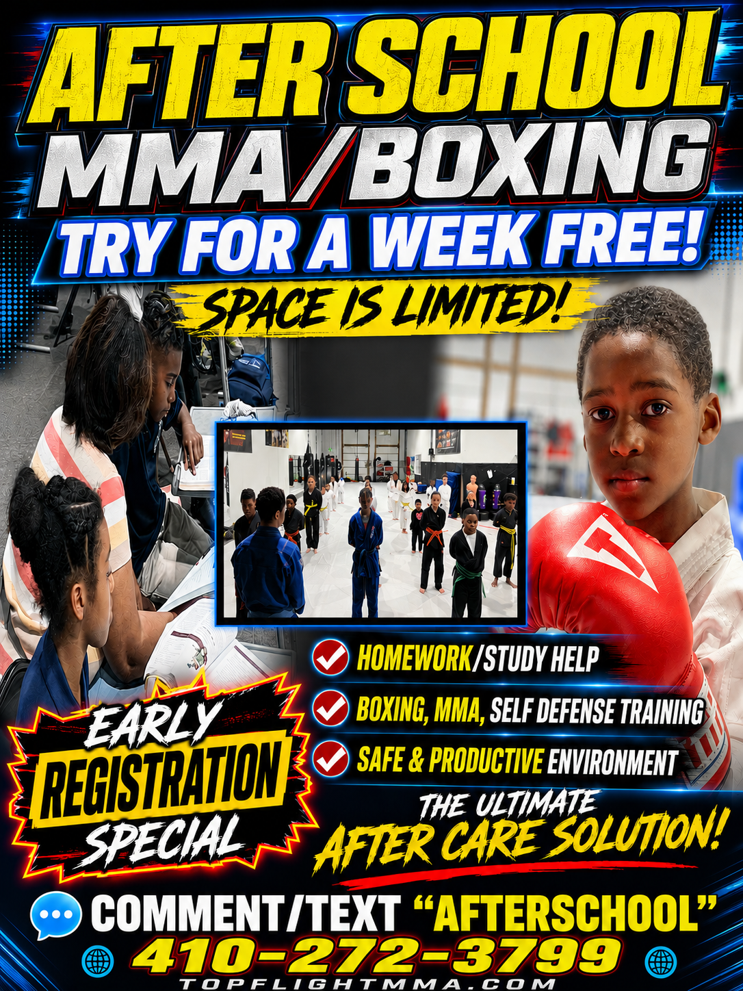 Top Flight Mixed Martial Arts Facebook ad