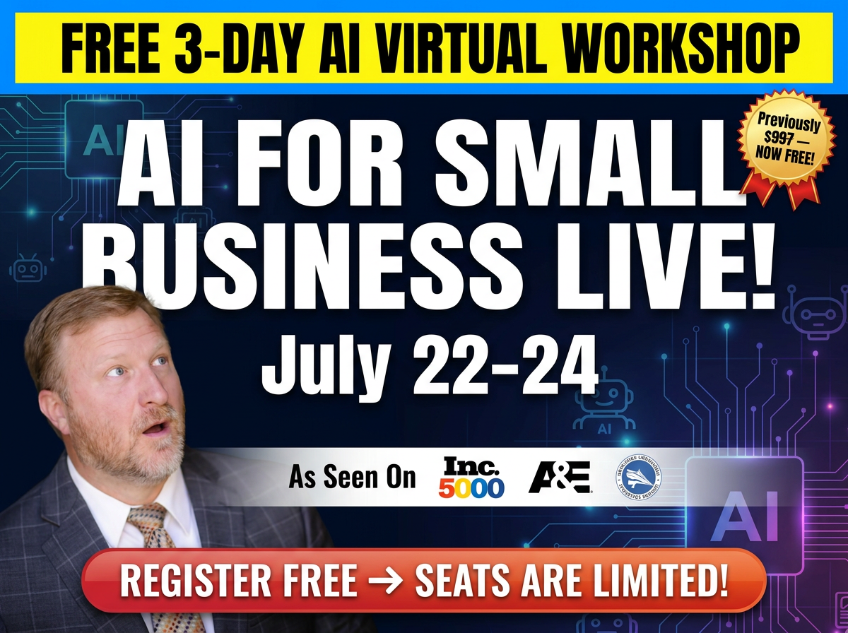 AI for small business owners - AI education Facebook ad