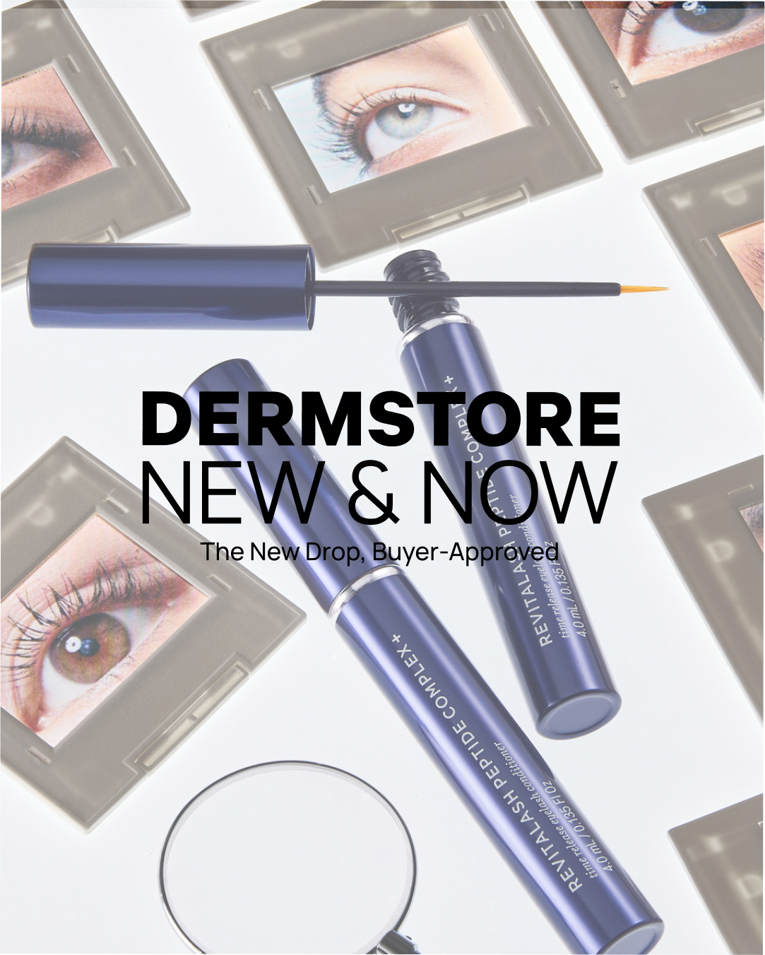 Dermstore Facebook ad: Shop the New RevitaLash Cosmetics Peptide Complex+ Time…