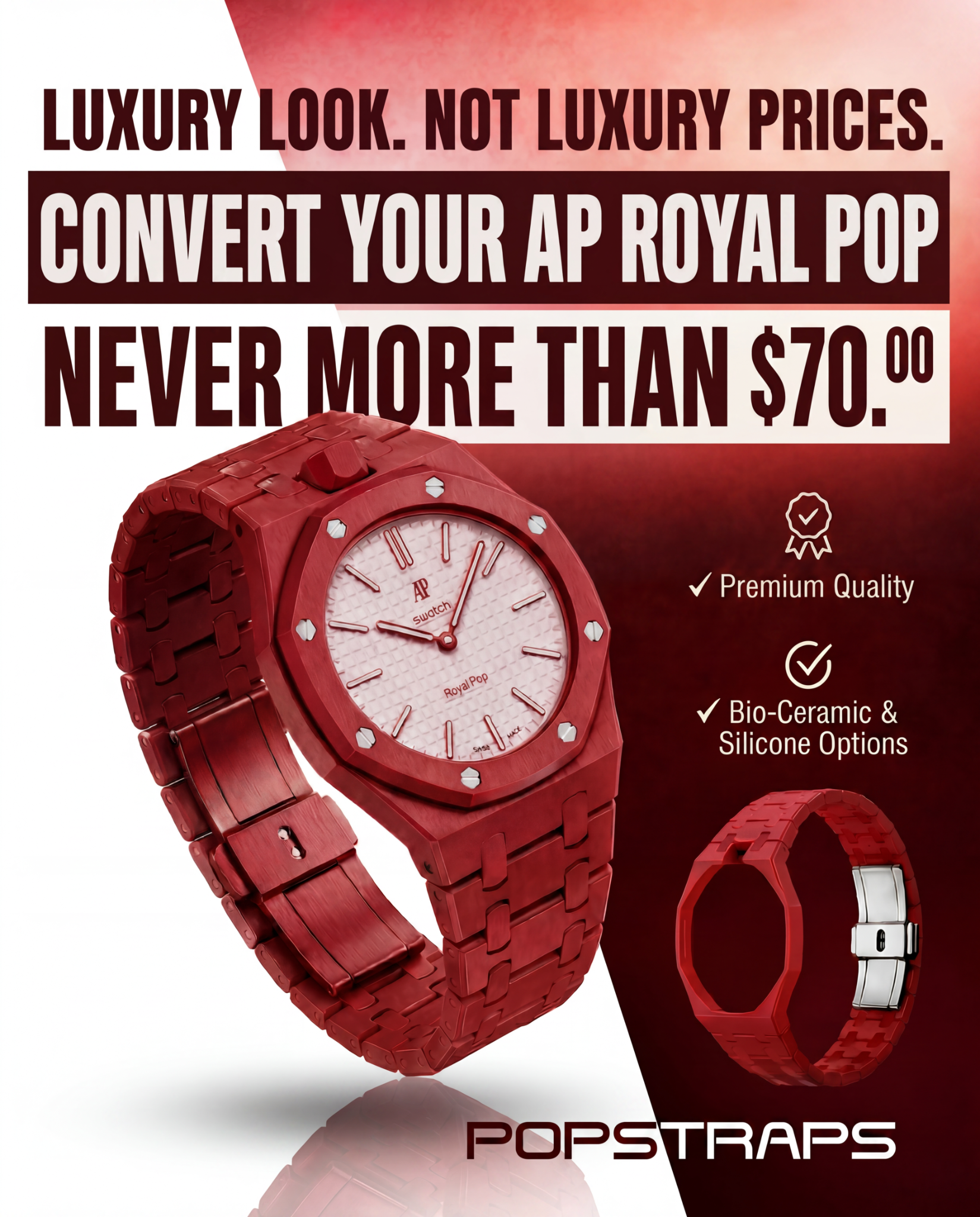 Popstraps Facebook ad