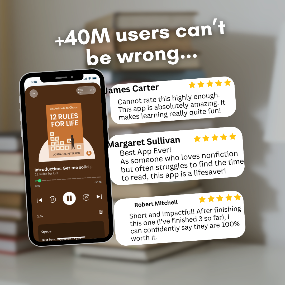 Blinkist Facebook ad
