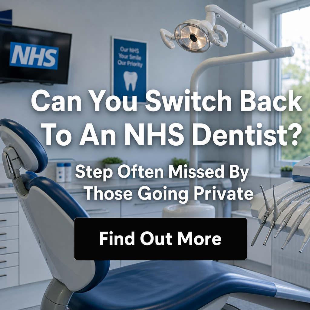 Brainy Searches Facebook ad: How to Switch Back to an NHS Dentist in 2026: Steps…
