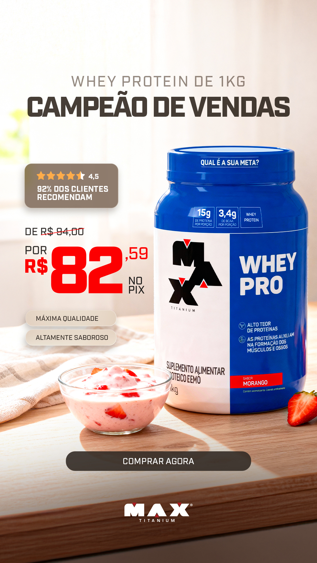 Max Titanium Suplementos Facebook ad