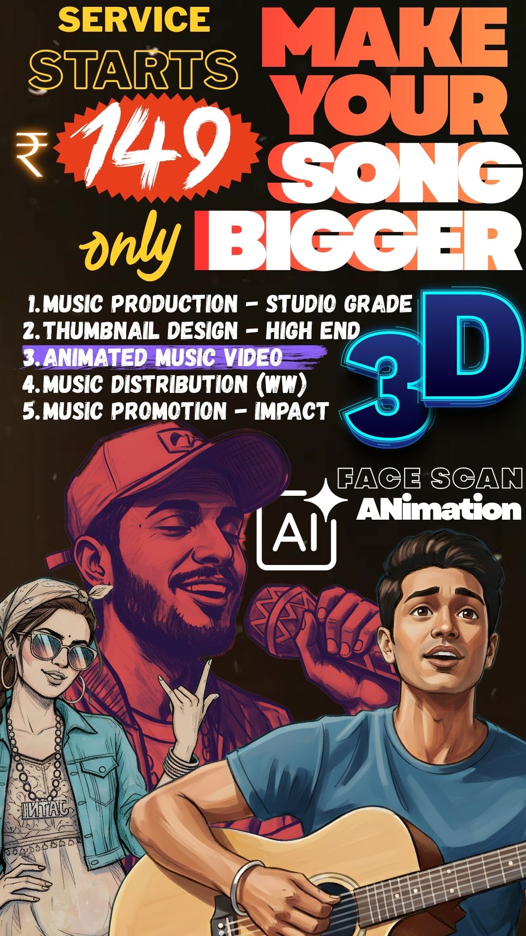 Midivine Productions Facebook ad from Nov 29, 2025