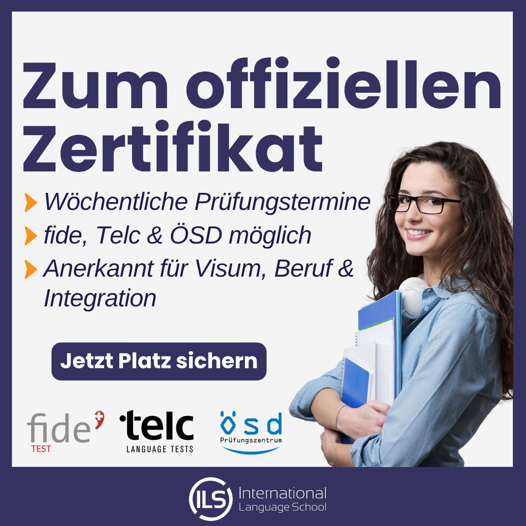 ILS-Bern, International Language School Facebook ad