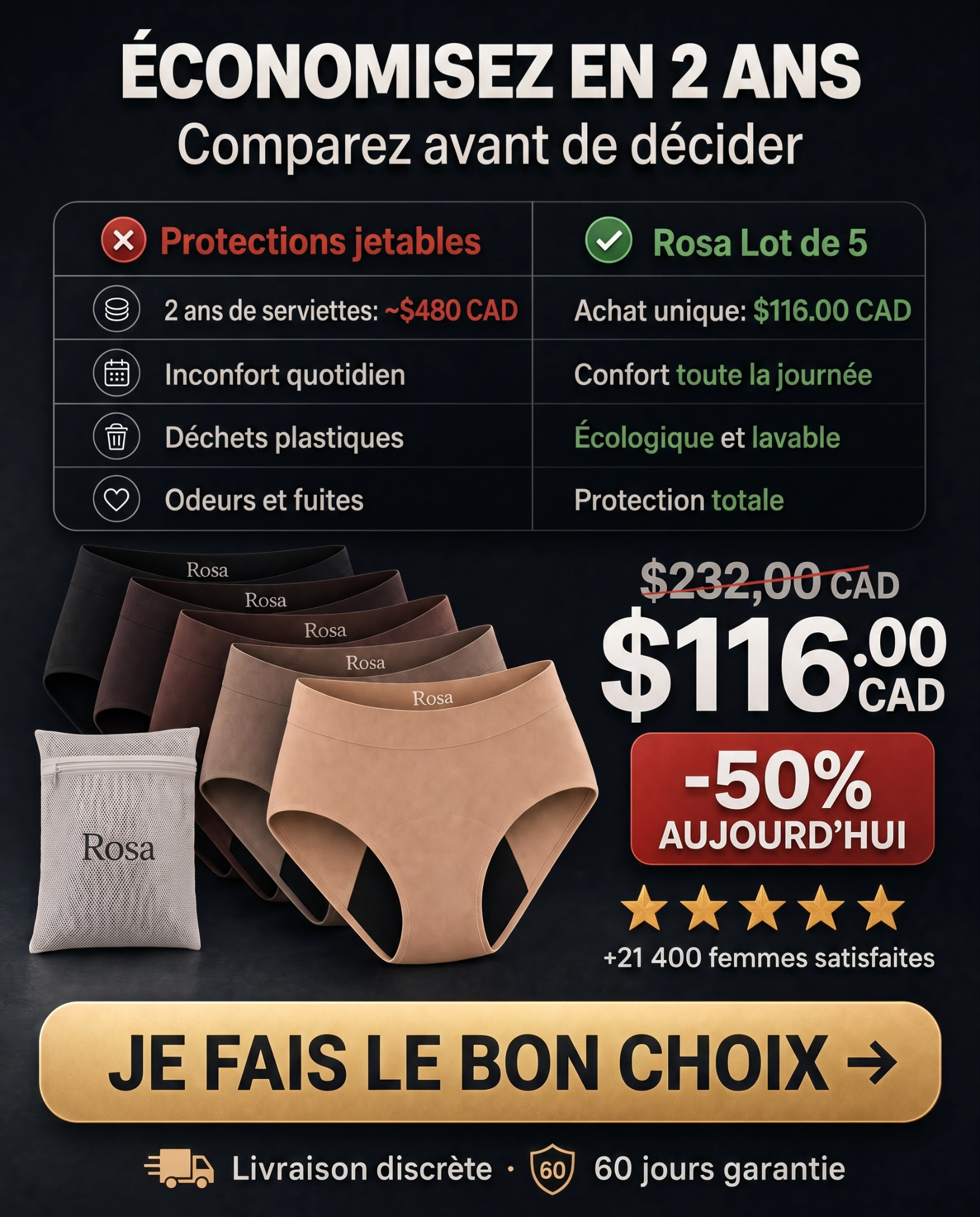 Rosa Facebook ad