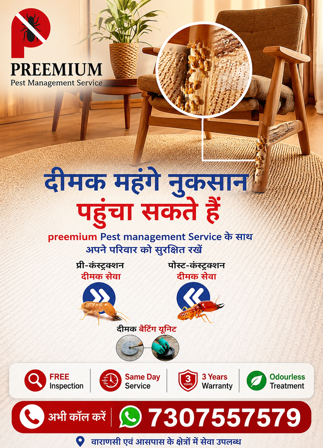 Preemium Pest Management service Facebook ad