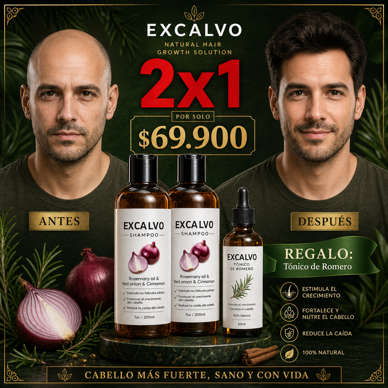 Dra Maria Claudia Serrano Facebook ad: 2 SHAMPOOS + TONICO