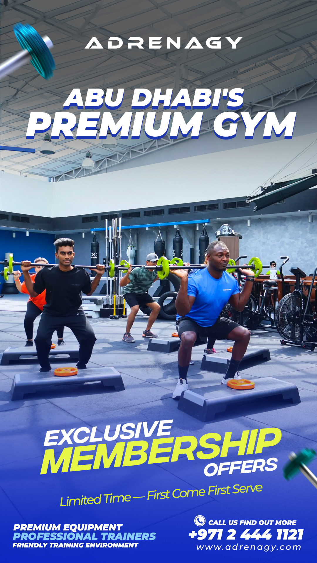 Adrenagy Training Club Facebook ad from Mar 24, 2026