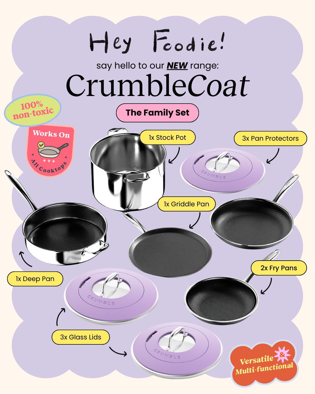 Crumble Facebook ad