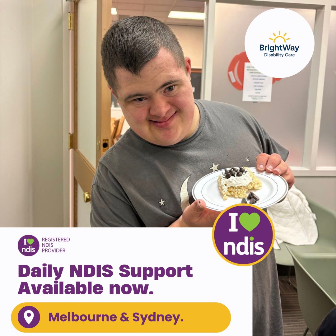 BrightWay Disability Care Facebook ad: Professional NDIS Daily Support