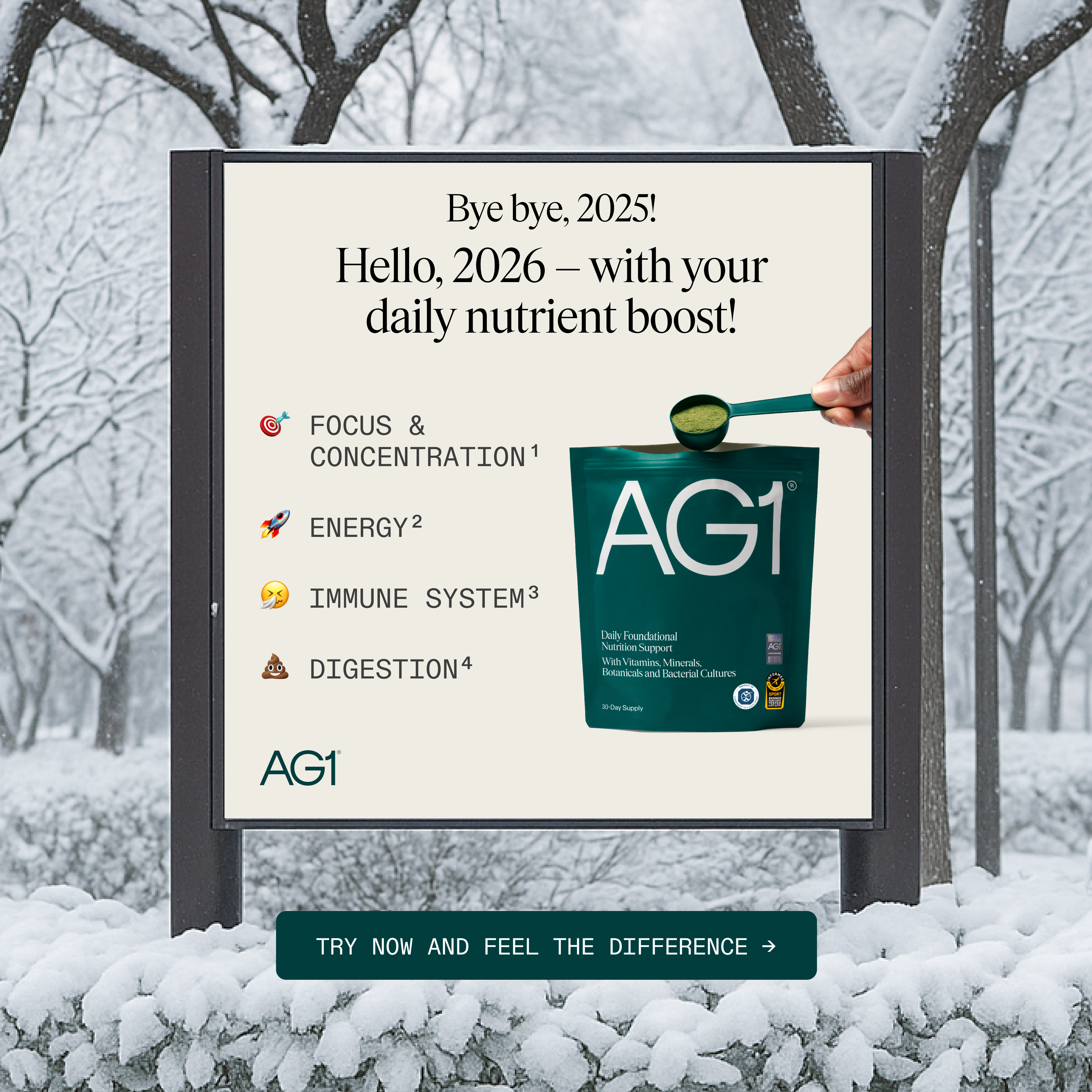 AG1 by Athletic Greens Facebook ad