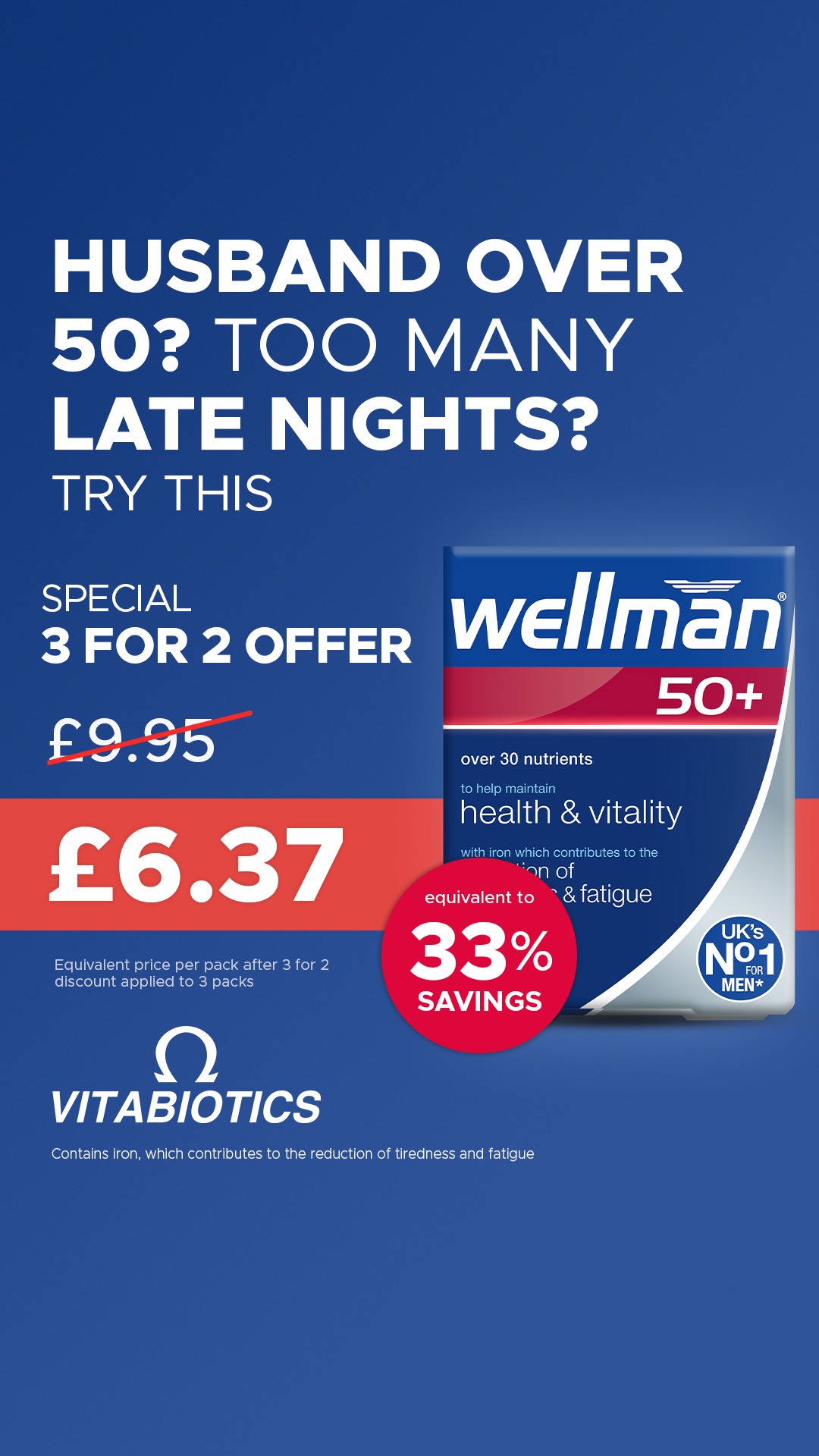 Vitabiotics Facebook ad