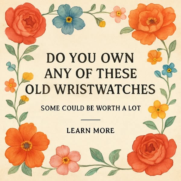 Velvet Voguee Facebook ad: Old Watches Worth Money Guide