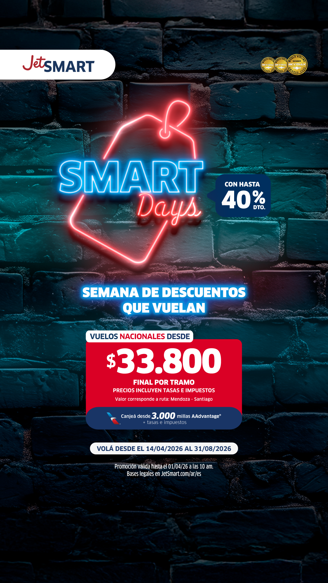JetSMART Facebook ad