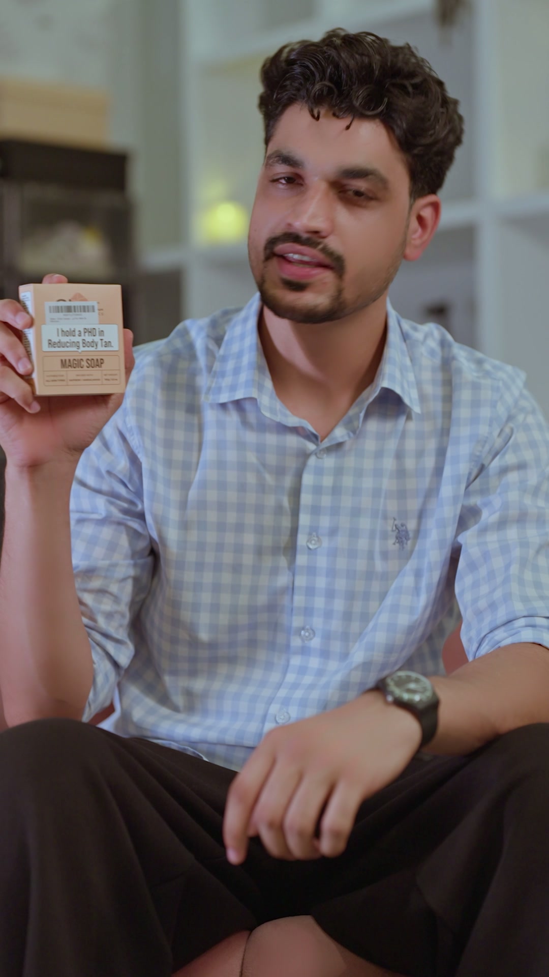 The Ghar Soaps Facebook ad: Own Every First Impression.