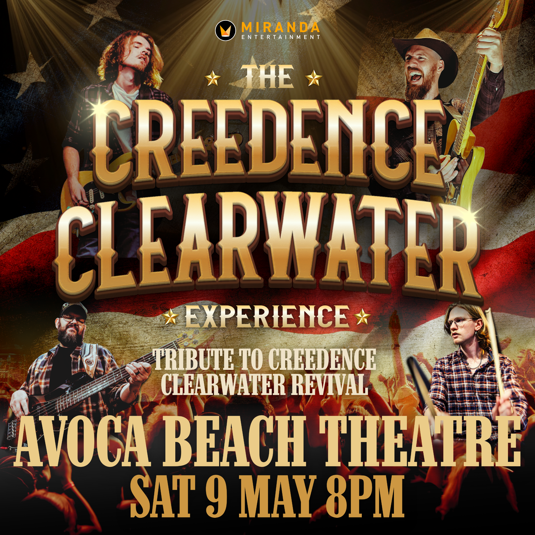 The Creedence Clearwater Experience Facebook ad