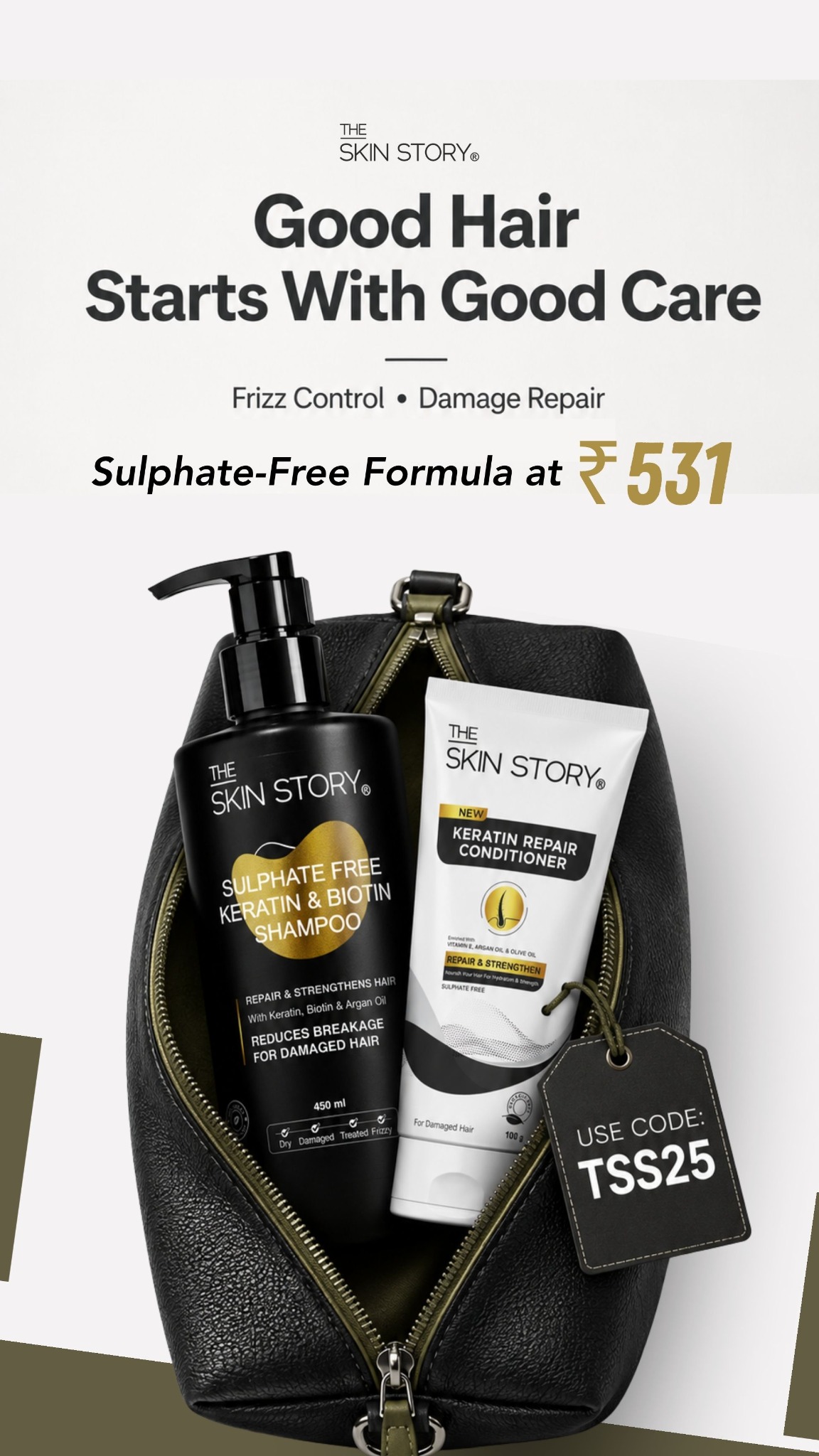 The Skin Story Facebook ad from Jul 5, 2026